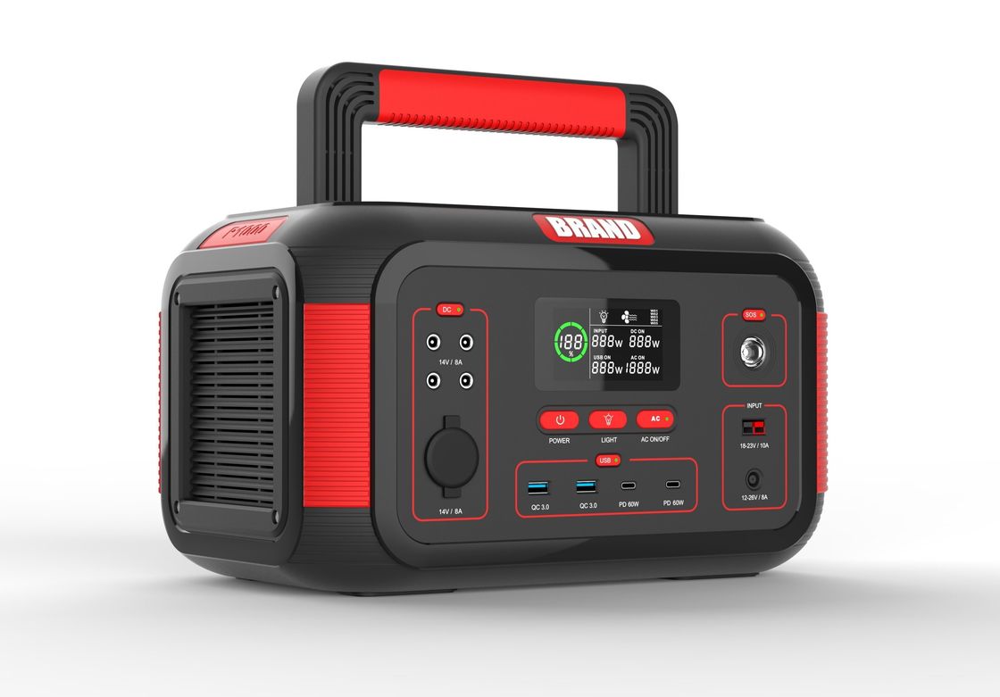 यूएसबी 1000W 22.2V 36.4ah रिचार्जेबल सोलर पोर्टेबल पावर स्टेशन घर के लिए आउटडोर कैंपिंग के लिए