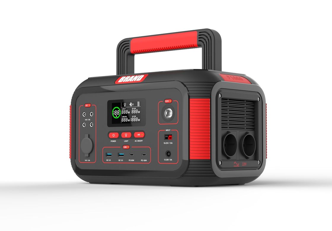 यूएसबी 1000W 22.2V 36.4ah रिचार्जेबल सोलर पोर्टेबल पावर स्टेशन घर के लिए आउटडोर कैंपिंग के लिए