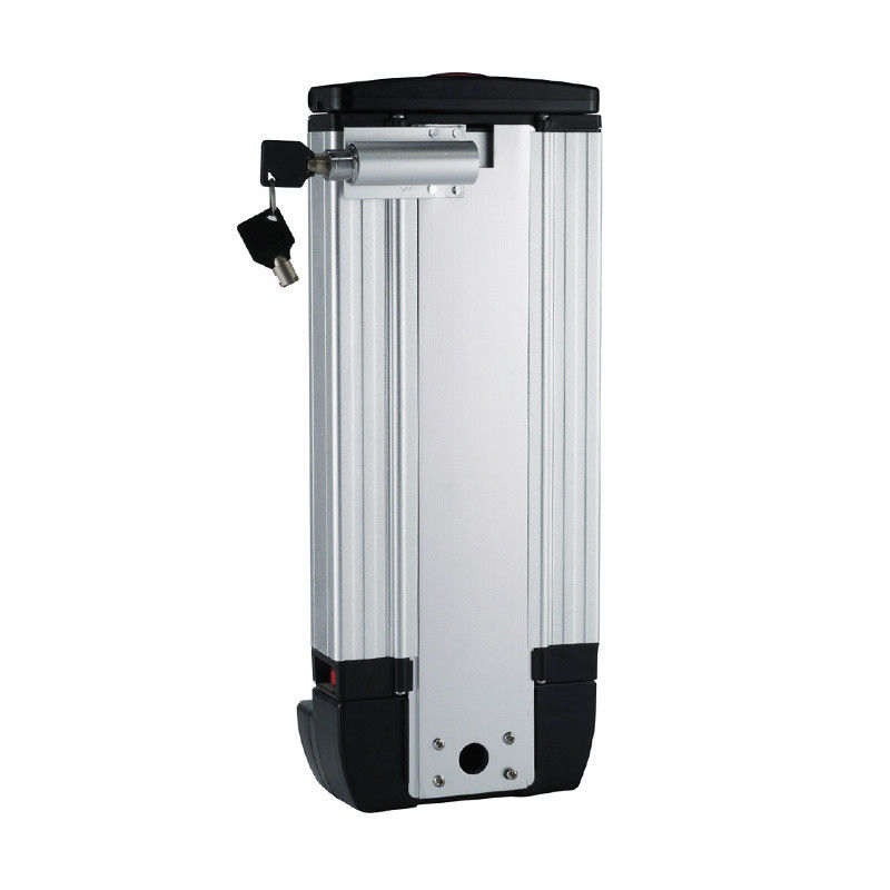 ईबाइक रिप्लेसमेंट बैटरी लंबी चक्र 48V 250W 500W सिल्वर रियर रैक रिचार्जेबल ईबाइक बैटरी Fiets Accufahrrad Akku Fur Elektrofahrrader लिथियम बैटरी