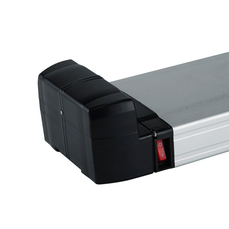 ईबाइक रिप्लेसमेंट बैटरी लंबी चक्र 48V 250W 500W सिल्वर रियर रैक रिचार्जेबल ईबाइक बैटरी Fiets Accufahrrad Akku Fur Elektrofahrrader लिथियम बैटरी