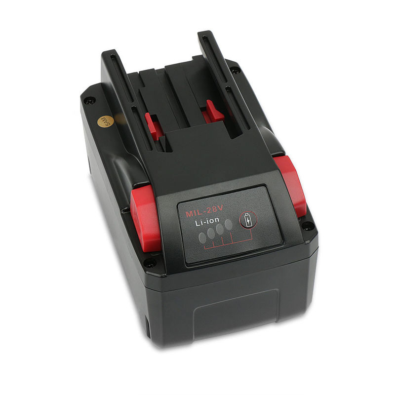 6000mAh वायरलेस पावर टूल्स बैटरी प्रतिस्थापन 28V मिल्वौकी मिल्वौकी के साथ संगत 48-11-2830 M28